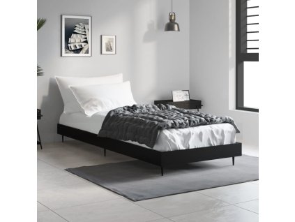 Rám postele černý 75 x 190 cm kompozitní dřevo 832310
