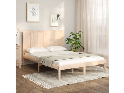 Postel bez matrace 120 x 190 cm masivní borovice 3105700