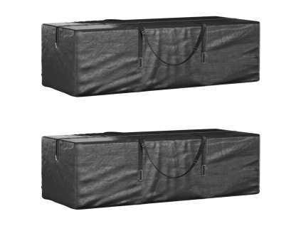 Úložný vaky na vánoční stromek 2 ks černé polyethylen 3195593