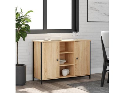 Příborník dub sonoma 100 x 35 x 70 cm kompozitní dřevo 835515