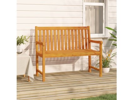 Zahradní lavice 110 cm masivní akáciové dřevo 316610