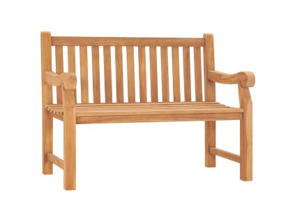 Zahradní lavice 114 cm masivní teakové dřevo 316638