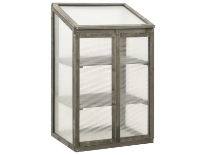 Skleník 60 x 45 x 100 cm jedlové dřevo 314849