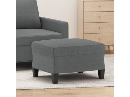 Podnožka tmavě šedá 60 x 50 x 41 cm textil 349328