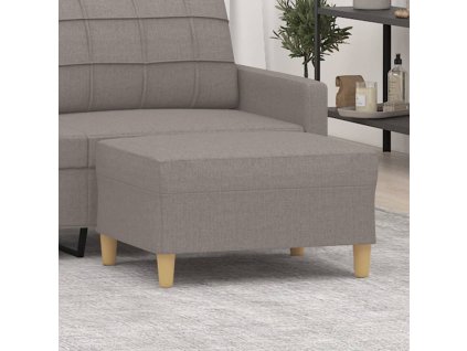 Podnožka taupe 70x55x41 cm textil 349278