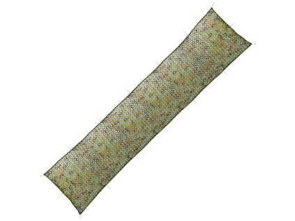 Maskovací síť s úložným pytlem 1,5 x 6 m zelená 135875