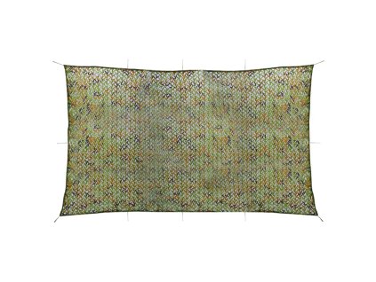 Maskovací síť s úložným pytlem 3 x 6 m zelená 135888