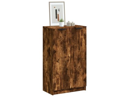 Botník kouřový dub 59 x 35 x 100 cm kompozitní dřevo 817108