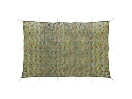 Maskovací síť s úložným pytlem 6 x 7 m zelená 135901