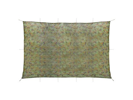 Maskovací síť s úložným pytlem 4 x 5 m zelená 135892