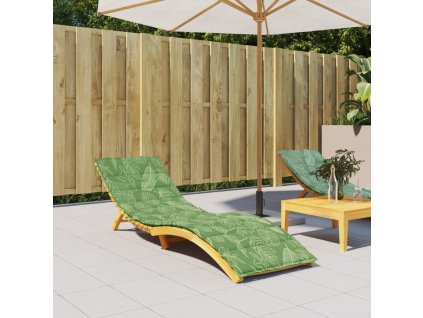 Poduška na lehátko vzor listů oxfordská látka 361425