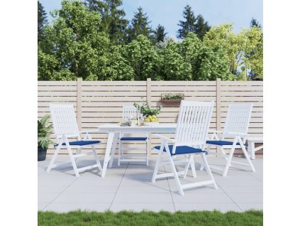 Podušky na zahradní židli 4 ks královsky modré 50x50x4cm oxford 314060