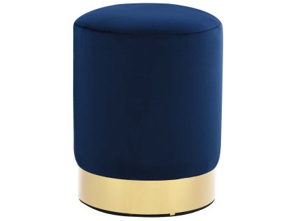 Stolička modrá a zlatá samet 28 x 36 cm 249833