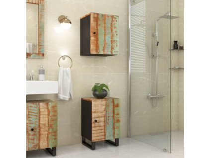 Koupelnová skříňka 38 x 33 x 58 cm masivní recyklované dřevo 351996