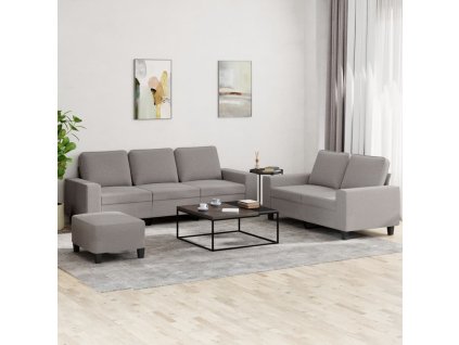 3dílná sedací souprava taupe textil 3201913