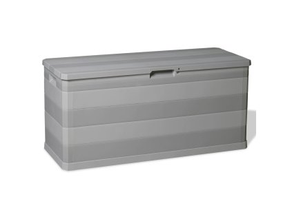Zahradní úložný box šedý 117 x 45 x 56 cm 43709