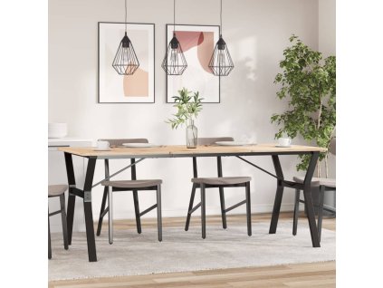 Nohy k jídelnímu stolu Y rám 180 x 80 x 73 cm ocel 357937