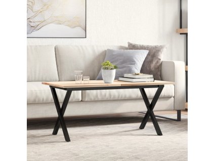 Nohy ke konferenčnímu stolu X rám 80 x 40 x 43 cm ocel 357900