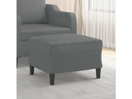 Podnožka tmavě šedá 60 x 50 x 41 cm textil 349280