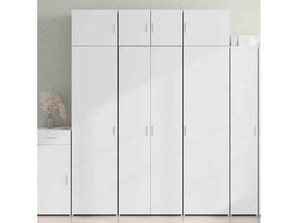 Skříň highboard bílá 70 x 42,5 x 185 cm kompozitní dřevo 3281427