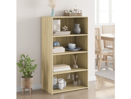 Skříň highboard dub sonoma 70 x 41 x 124 cm kompozitní dřevo 846406