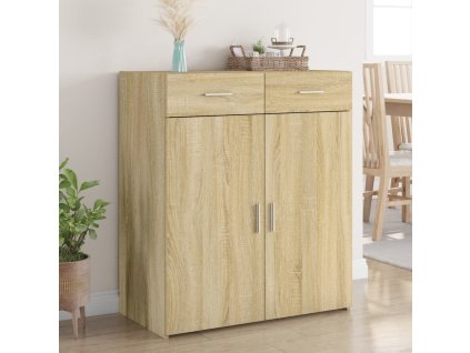 Příborník dub sonoma 80 x 42,5 x 93 cm kompozitní dřevo 3281471