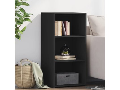 Příborník černý 45 x 41 x 93 cm kompozitní dřevo 846356