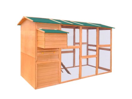 Kurník dřevěný 295 x 163 x 170 cm 170411