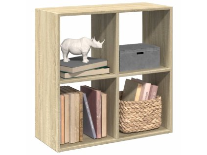 Knihovna/dělící stěna dub sonoma 69,5x29x69,5 cm kompozit 858005