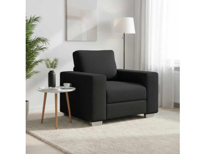 Pohovka Černá 100 x 77 x 82 cm textil 4105209