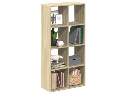 Knihovna/dělící stěna dub sonoma 69,5x29x137,5 cm kompozit 858023