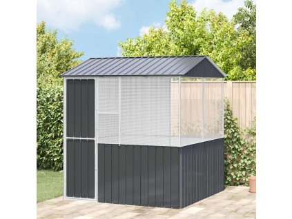 Ptačí klec Antracit 215 x 209 x 230 cm Pozinkovaná ocel 3325170