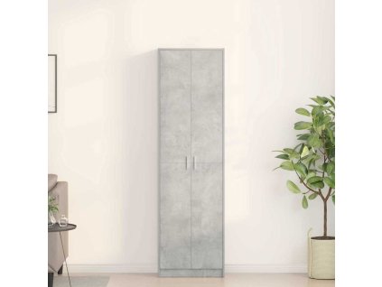 Šatní skříň Betonově šedá 55 x 25 x 189 cm kompozitní dřevo 3334011