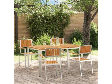 Zahradníjídelníset Hnědá Masivní teakové dřevo 3334799