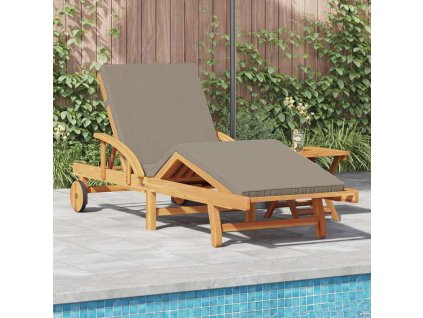 Slunečník 2 pcs Taupe 200 x 67 x 84 cm Masivní akátové dřevo 3325182