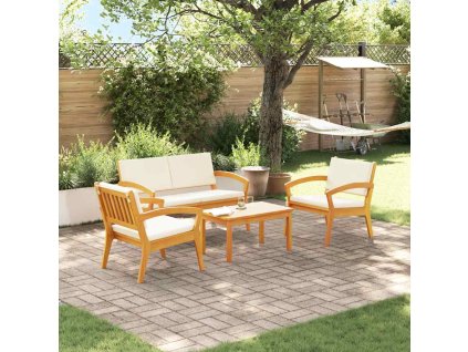 Bistro souprava Hnědá 75 x 45 x 38cm Masivní akáciové dřevo 3328613