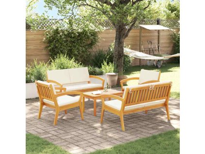 Bistro souprava Hnědá 75 x 45 x 38cm Masivní akáciové dřevo 3328617