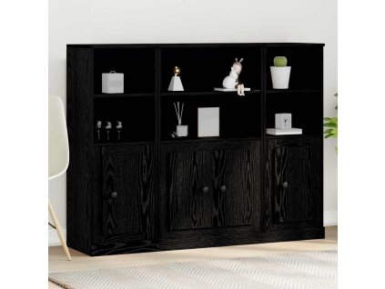 Highboard Černý dub 132 x 35.5 x 103.5 cm Kompozitní dřevo 3333077