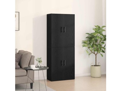 Nástěnná skříňka 2 pcs Černý dub 69.5 x 34 x 90 cm 3333102