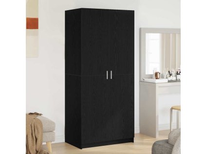 Šatní skříň Černý dub 80 x 50,5 x 180 cm kompozitní dřevo 3333855