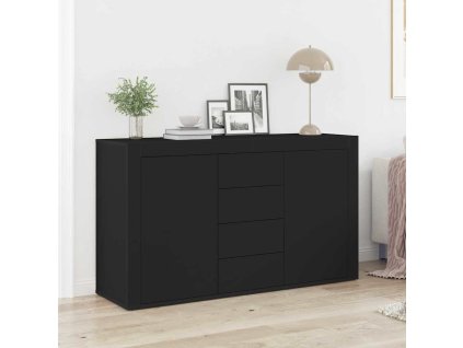 Servírovací skříň Černá 120 x 36 x 69 cm Kompozitní dřevo 3333857