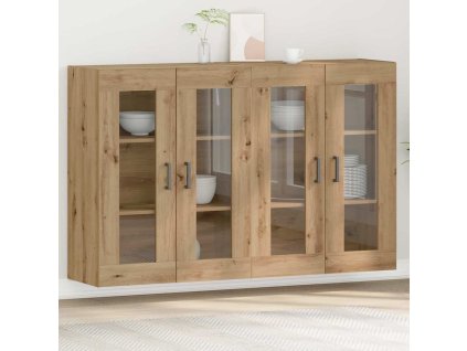 Nástěnné skříňky 2 pcs dub artisan 69,5 x 34 x 90 cm 3334315