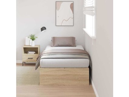 Rám postele s úložným prostorem Sonoma dub 100 x 200 cm 3335351