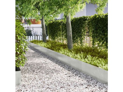 Okraj trávníku 50 pcs Stříbrná 100 x 0,05 x 20 cm Nerezová ocel 3335792