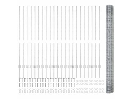 Plot a sloupek Stříbrná 1,4 x 50 m Ocel 3336405