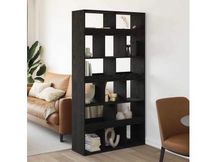 Knihovna 2 pcs Černý dub 100 x 33 x 93.75 cm kompozitní dřevo 3345127