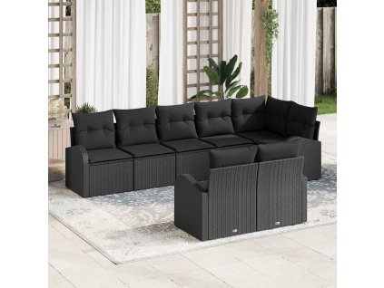 Sada zahradních pohovek 8 pcs polyratan 3346093