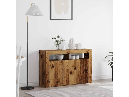 Servírovací skříň Staré dřevo 116 x 30 x 75 cm Kompozitní dřevo 3333883