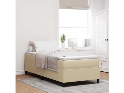 Postel s boxspringem Šedozelená 100 x 200 cm Sametová tkanina 3337396