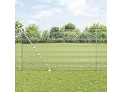 Plotový sloupek. Stříbrná 50 x 1,6 m (16 x 16 mm síť) Ocel 3352012